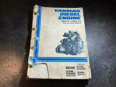 Yanmar Model 1GM 2GM 3GM 3HM Marine Diesel Engine Parts Catalog, View more