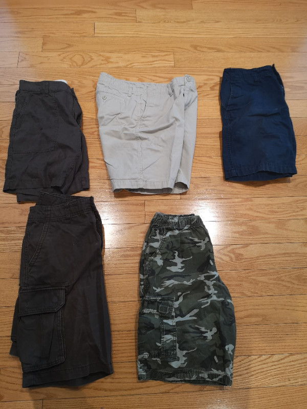 Men's Cargo Shorts Size 36 x5 pairs in Men's in Markham / York Region