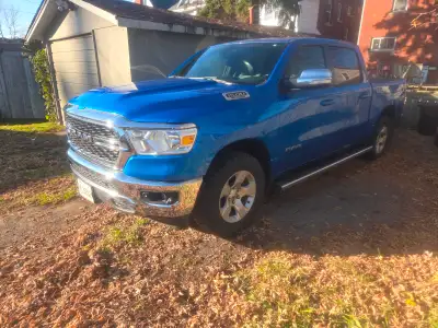 2022 Ram 1500 Big Horne Crew Cab for sale. One owner with just over 88000 km on it. Never been in an...