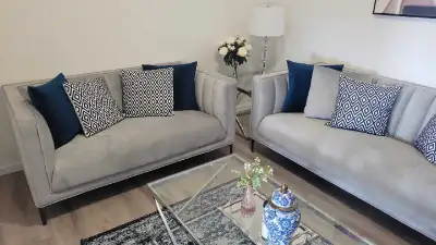 Sofa and loveseat , View more