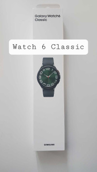 Samsung Watch 6 Classic - Brand New with Receipt 