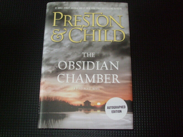 The Obsidian Chamber by Douglas Preston and Lincoln Child in Fiction in Cambridge