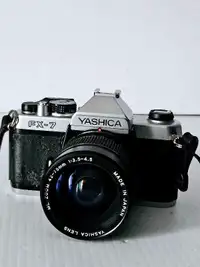 Yashica FX-7  SLR 35mm Film Camara W/ 24-75mm F3.5-4.5 Lens 