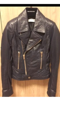 Authentic Balenciaga leather jacket