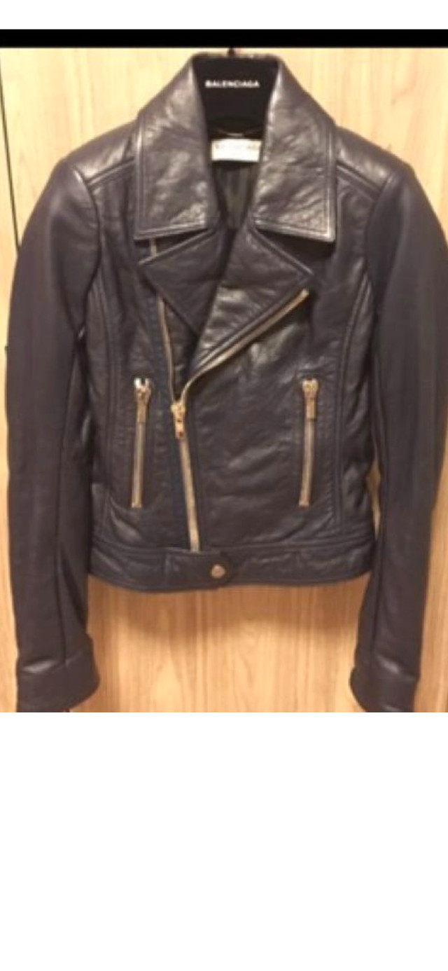 Authentic Balenciaga leather jacket dans Autre  à Ville de Montréal