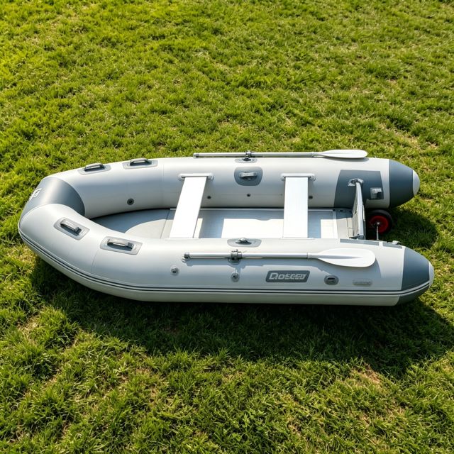 12 ft inflatable fishing boat suitable for family use in Fishing, Camping & Outdoors in Thunder Bay - Image 2