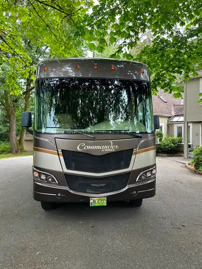 Class A motorhome model A371FWD (diesel forward) Canadian made in Winkler Manitoba Freightliner chas...