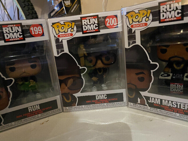 FUNKO POP! Run DMC Jam Master Jay DMC RUN figures in Toys & Games in Hamilton