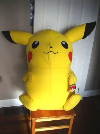 I have a 42 inch Giant Large Pikachu Pokemon Stuffed Plush Doll Toy Licensed by Nintendo for sale! T...