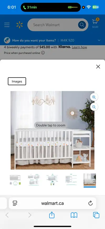 4-in-1 Convertible Crib Mattres included, View more