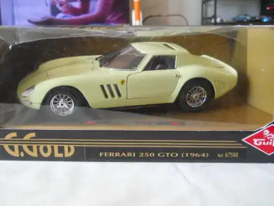 Guiloy 1964 Ferrari 250 GTO 1:18 die cast model car, Was in a display case. in excellent condition....