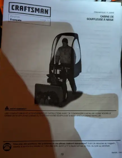 Cabinet pour souffleuse / craftsman cabinet, View more