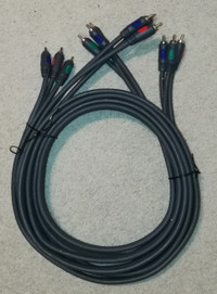 6.5  Foot 3-RCA Component Video Cables