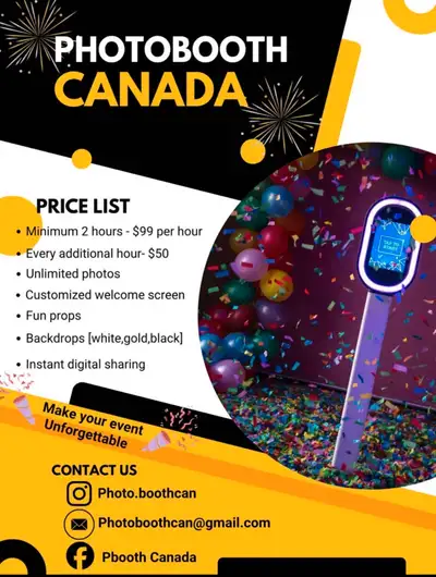 Photo Booth Canada, View more