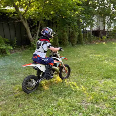 2014 KTM sx 50. Good shape, fast little bike. 165hrs comes with extra tires, spark plugs, misc. Not...