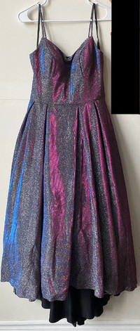 Unused Size 10 Petite Ballgown Metallic (Laura Prom 2024)