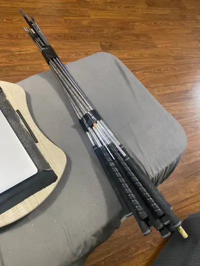 Golf shafts and 10 new Karma midsize grips, View more