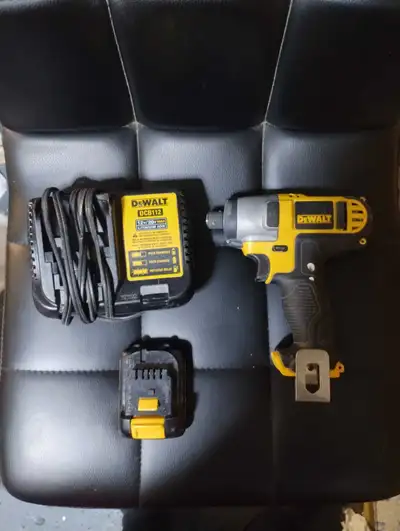 Dewalt 12v impact drill dcf815 with battery and charger, View more