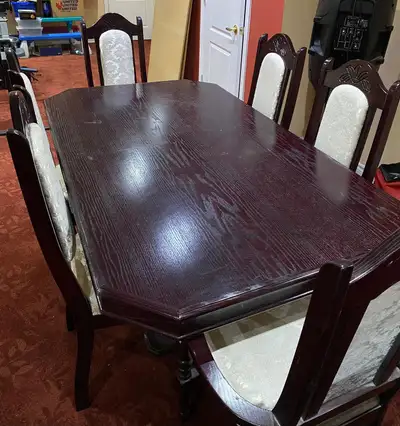 FORMAL DINING TABLE WITH 6 CHAIRS, View more