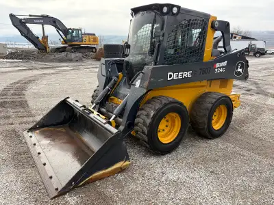 2024 John Deere 324G Skid Steer. 70 HP, Two speed transmission. Standard flow Hydraulics. Auxiliary...