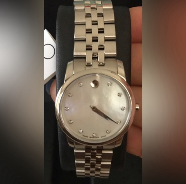 Movado Mother of Pearl Watch in Jewellery & Watches in Grande Prairie