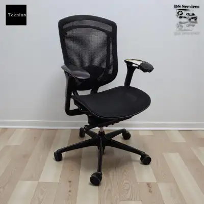Teknion Contessa Office Chair Ripped Arm Pads Mesh Seating K8261, View more
