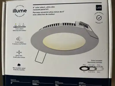 Illume 6’ colour select recessed panel kit, View more