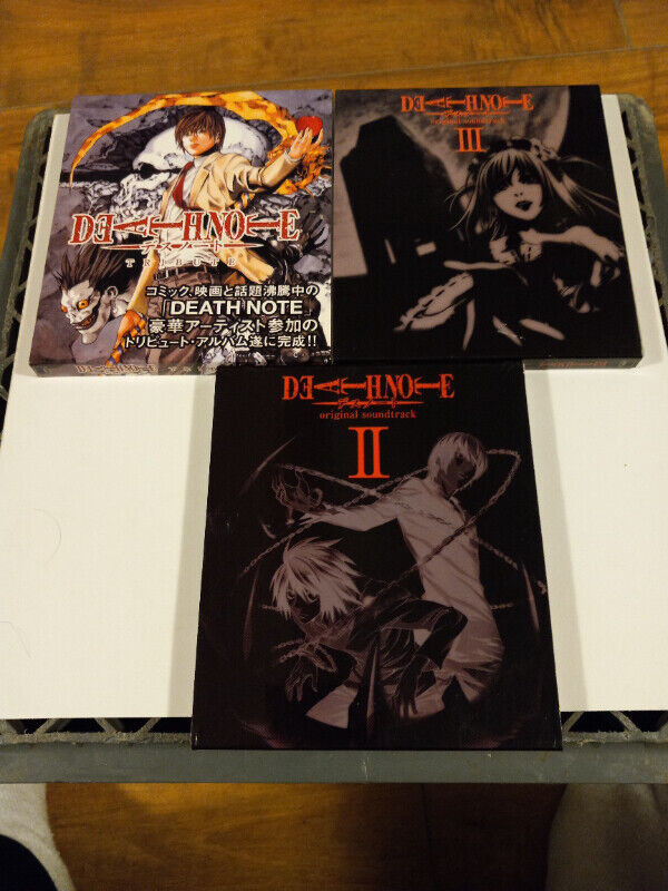 DEATH NOTE Original Soundtrack Anime I,II (JAPAN) OST LOT3 in CDs, DVDs & Blu-ray in Trenton