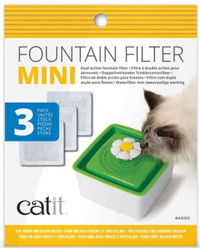 Filtres pour mini abreuvoir avec fleur Catit - lot de 15 filtres