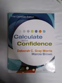 Calculate with confidence textbook for nursing!