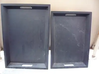 2 like new wooden trays & lots more good items selling     20644, View more