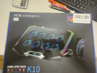 ICE COOREL Gaming Laptop Cooling Pad with 8 Cooling Fans