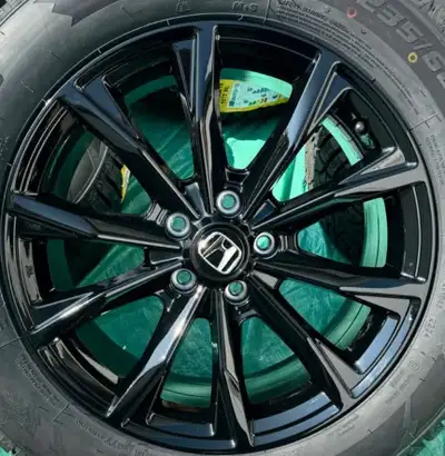 ⚠️ SINGLE RIM ⚠️ 1 RIM ONLY ⚠️ 1 RIM ONLY ORIGINAL HONDA OEM CRV 10 Spoke BLACK ÉDITION ✅ BRAND NEW...