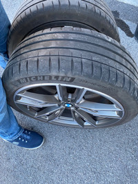 Staggered 19'' BMW M340i wheels with performance summer tires