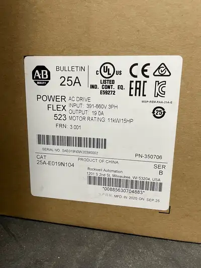  Power flex 523 AC Drive, View more