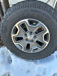 Jeep Wrangler Rubicon JK wheel and tire