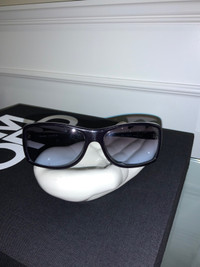 CHANEL 5068 Vintage 90S Y2K Blue Square Oval silver Sunglasses 