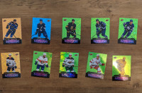 2020-21 Upper Deck Dazzlers Green Blue Gold NHL Hockey Cards