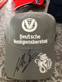 Michael Schumacher autograph cap