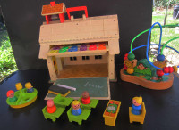 Vintage Fisher Price Family School House 923.