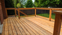 Decks, Fences, Pergolas April Only $50/LN ft Fence $30/sqft Deck