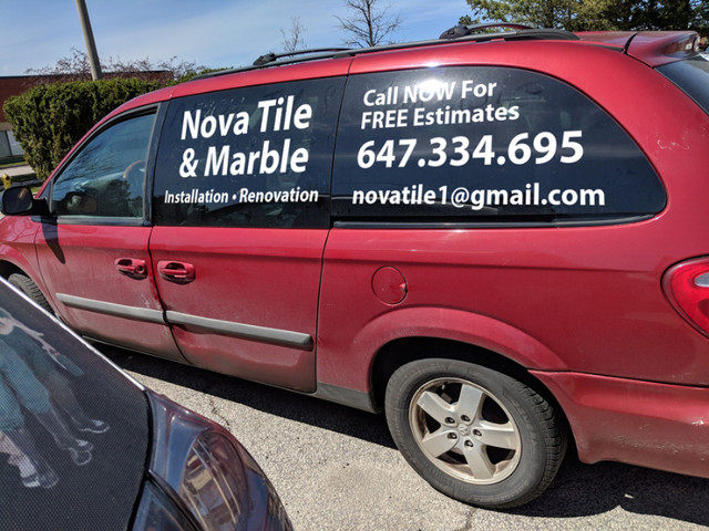 Car Decals | Car Wrap | Car Magnet | Truck window sticker in Other Business & Industrial in Hamilton - Image 4
