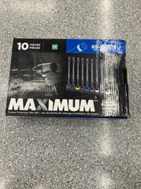 Mastercraft Maximum 10pc Torque Extension Bar Set