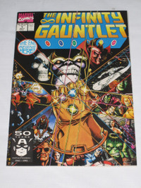 Marvel Comics Infinity Gauntlet #1  Thanos! comic book