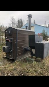 Pellet hopper for wood boiler/Outdoor furnace