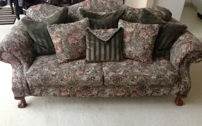 Victorian Style Ashley Millennium Sofa and Loveseat, View more
