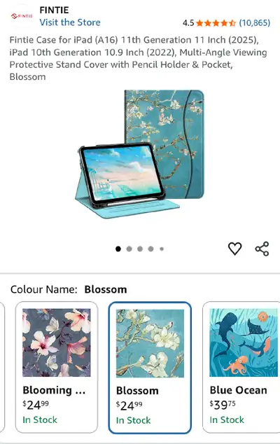 Fintie iPad 10th Gen Case, View more