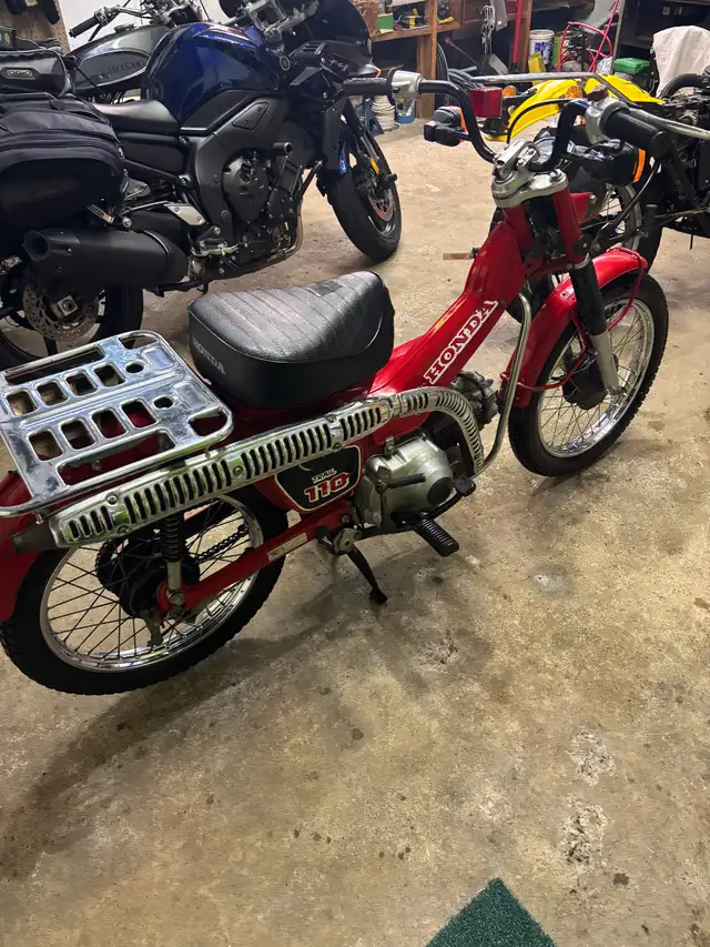 1986 Honda Trail 110 with a CLEAR OWNERSHIP in Dirt Bikes & Motocross in Sault Ste. Marie - Image 11