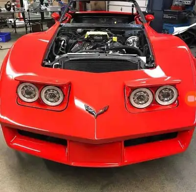 This is a stunning, modified 1980 Chevrolet Corvette, boasting a powerful 454 big block engine. It i...