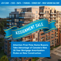 Assignment sale! Attention First-Time Home Buyers! (by Owner)